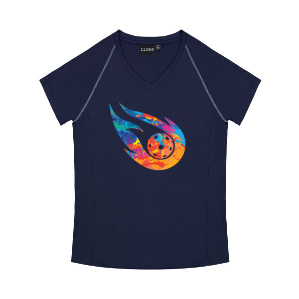 "Fireball" Womens Performance TShirt Thumbnail