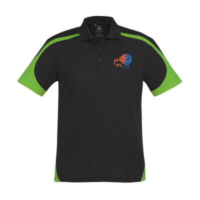 New Zealand Pickleball Kiwi - Biz Collection Mens Talon Short Sleeve Polo Thumbnail